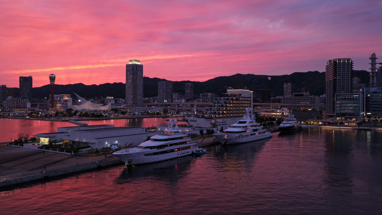 kobe-harbour-sunset kobe-harbour-sunset
